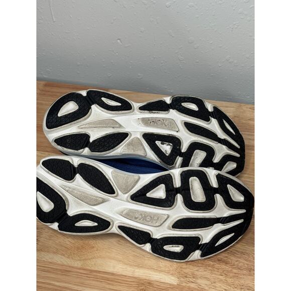 HOKA One One Bondi 8 Blue Running Shoes Men’s Size 13D - Picture 9 of 15